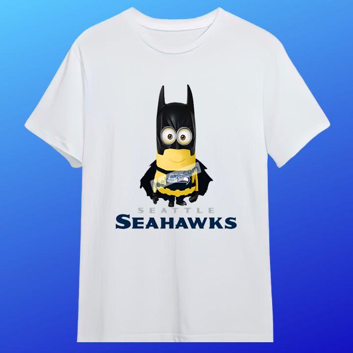 Seattle Seahawks Minion Batman T-Shirt