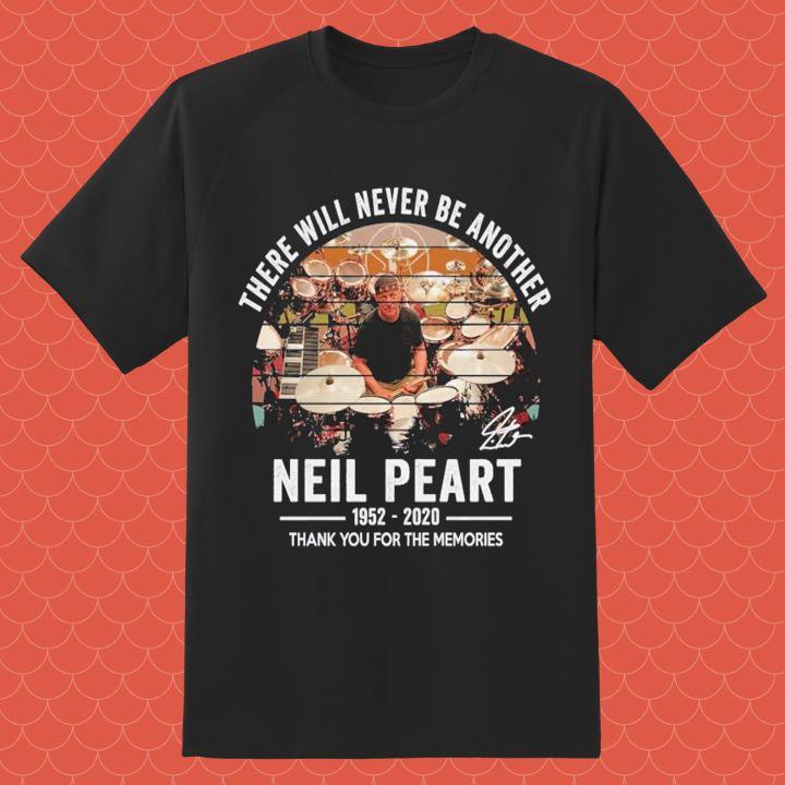 There Will Never Be Another Neil Peart 1952 2020 Thank You Vintage T-Shirt