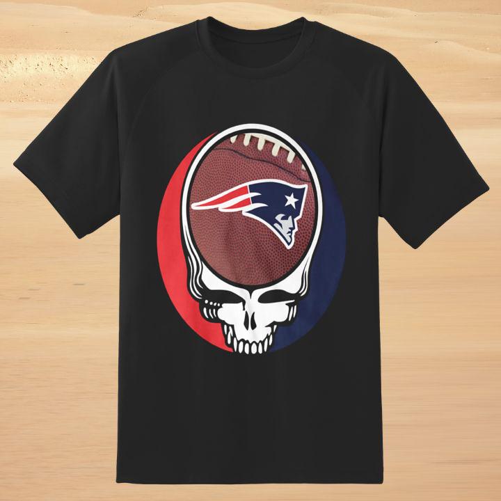 New England Patriots Grateful Dead Steal Your Face T-Shirt