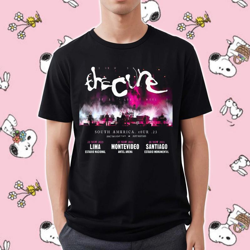 The Cure Band The Shows Of A Lost World 2023 Tour T-Shirt