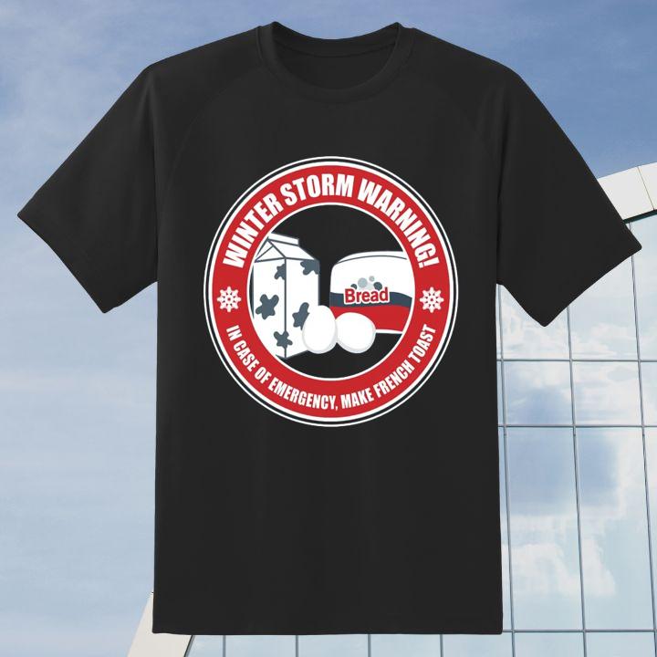 Ice Storm Warning Winter Shirt
