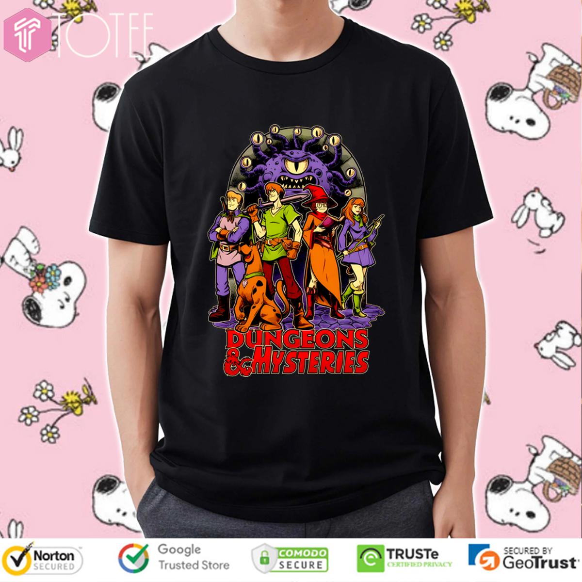 Dungeons Mysteries Scooby-Doo And Dungeons Dragons Shirt