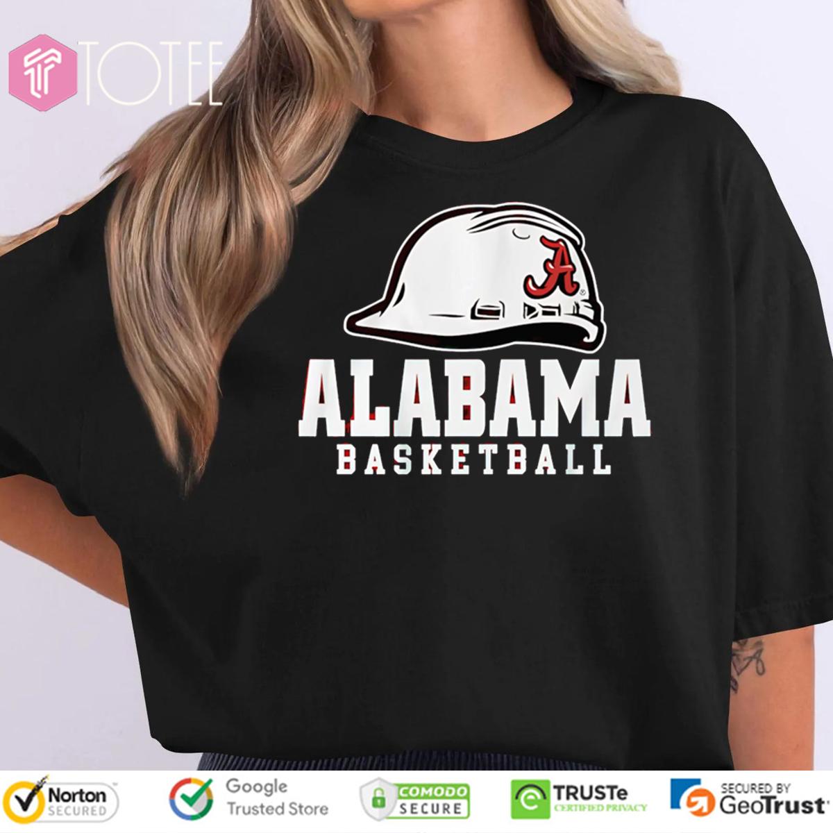 Hard Hat Alabama Crimson Tide Basketball T-Shirt