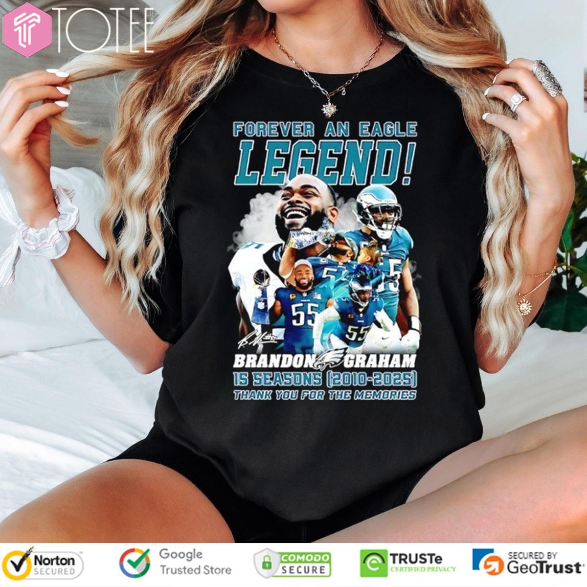 Forever An Philadelphia Eagles Legend Brandon Graham 2010-2025 T-Shirt