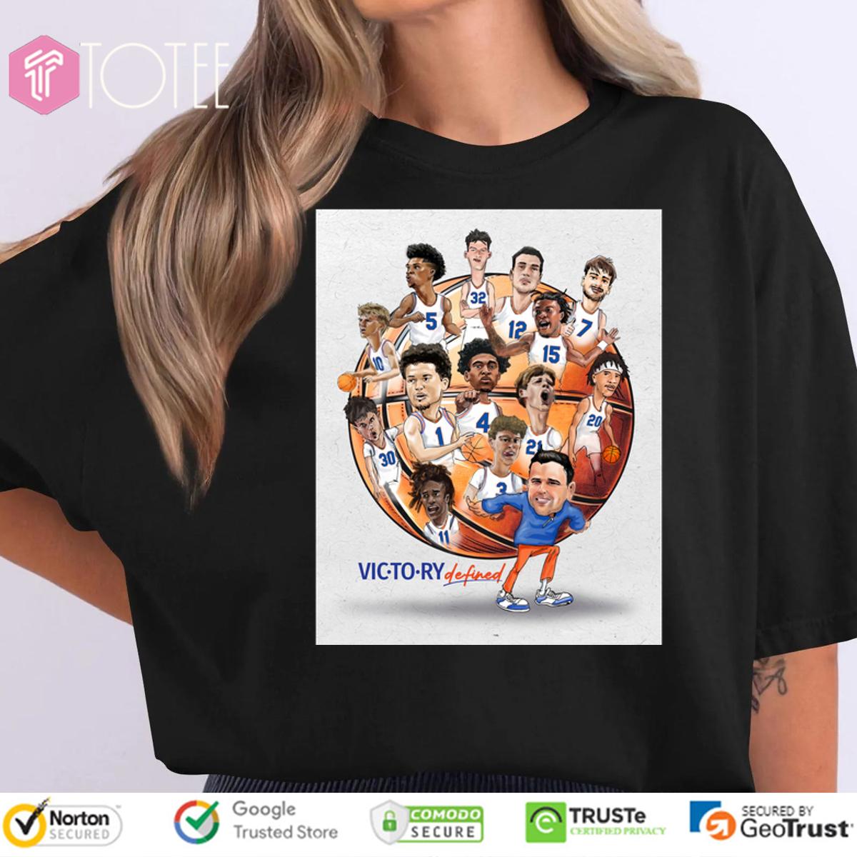 The Boys Wearing Gatorsmbk Florida Basketball Caricature Shirt 