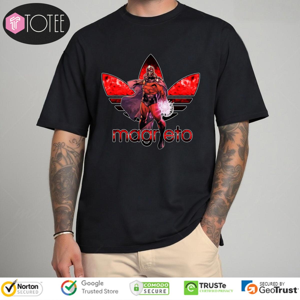 Magneto Parody Adidas Logo T-Shirt