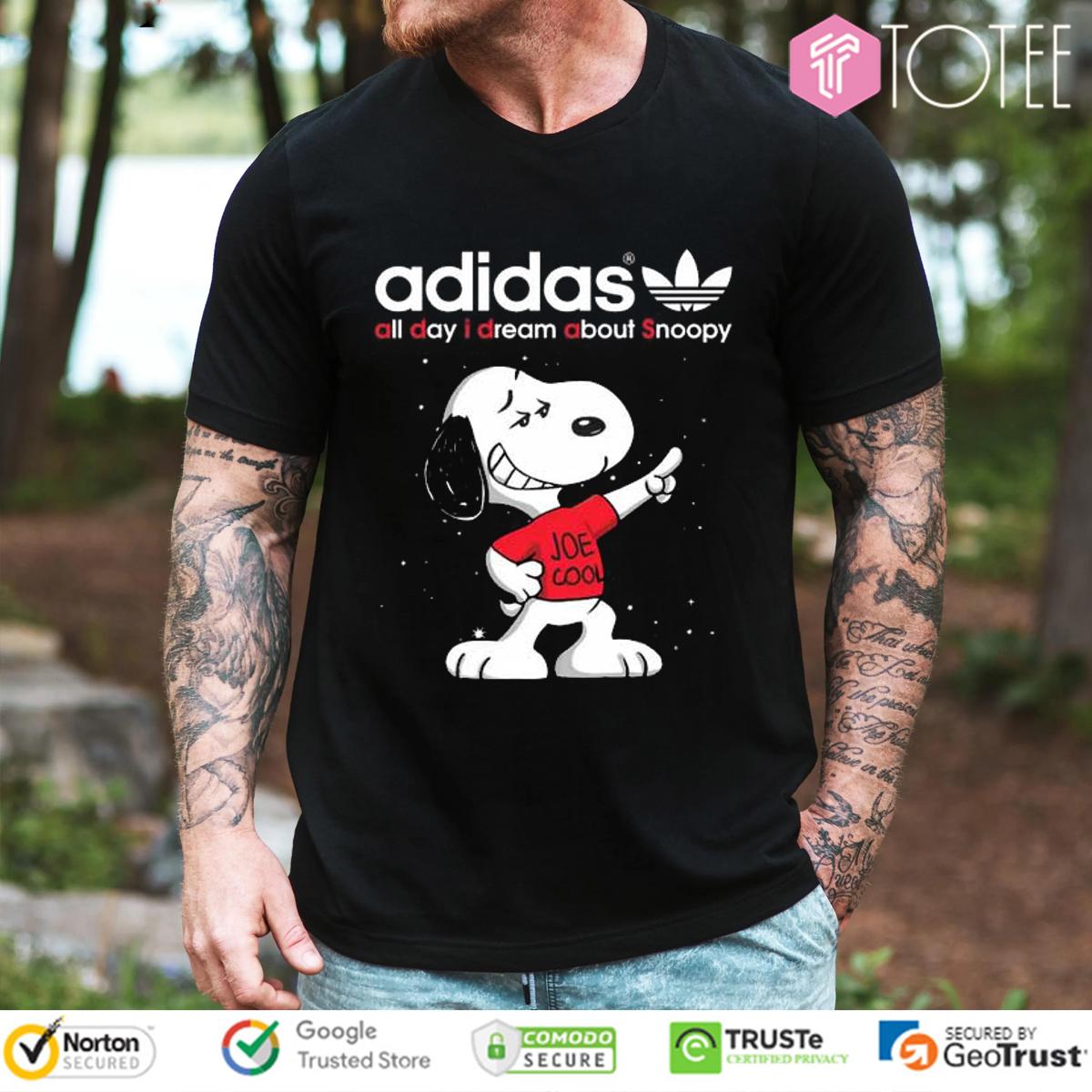 Adidas All Day I Dream About Snoopy Joe Cool T-Shirt