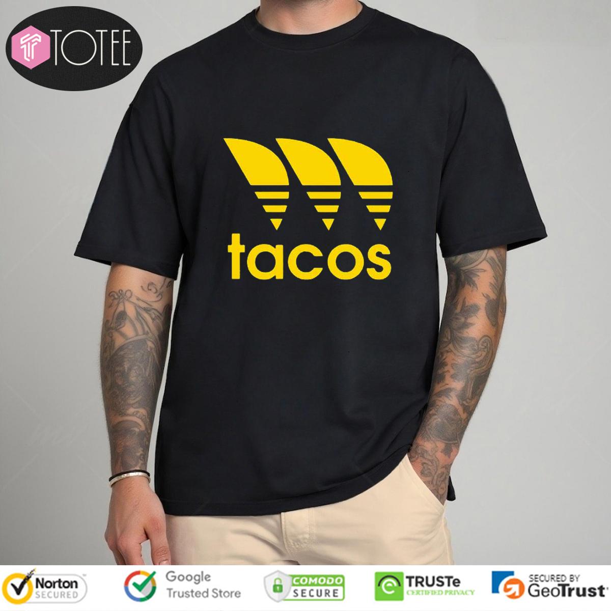 Tacos Parody Adidas Logo T-Shirt