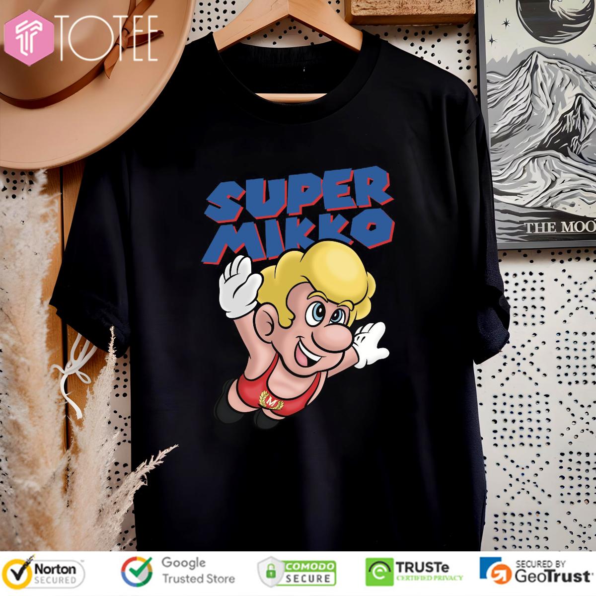 Super Mikko Parody Mikko Maestro Super Mario Bros T-Shirt