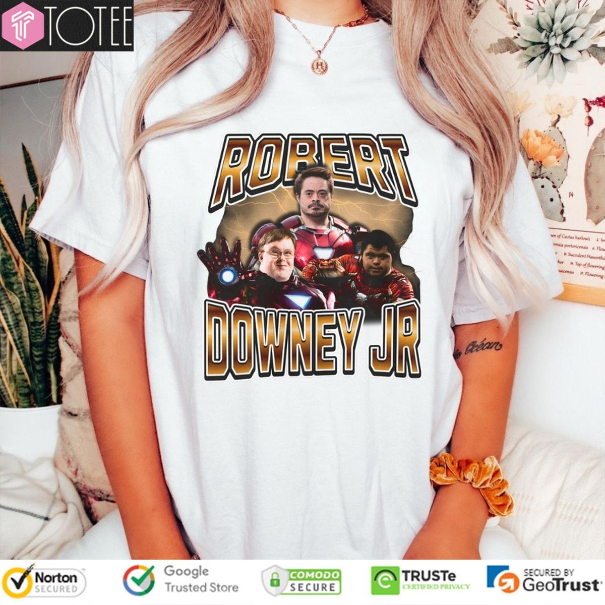 Robert Downey Jr Iron Man Down Syndrome T-shirt