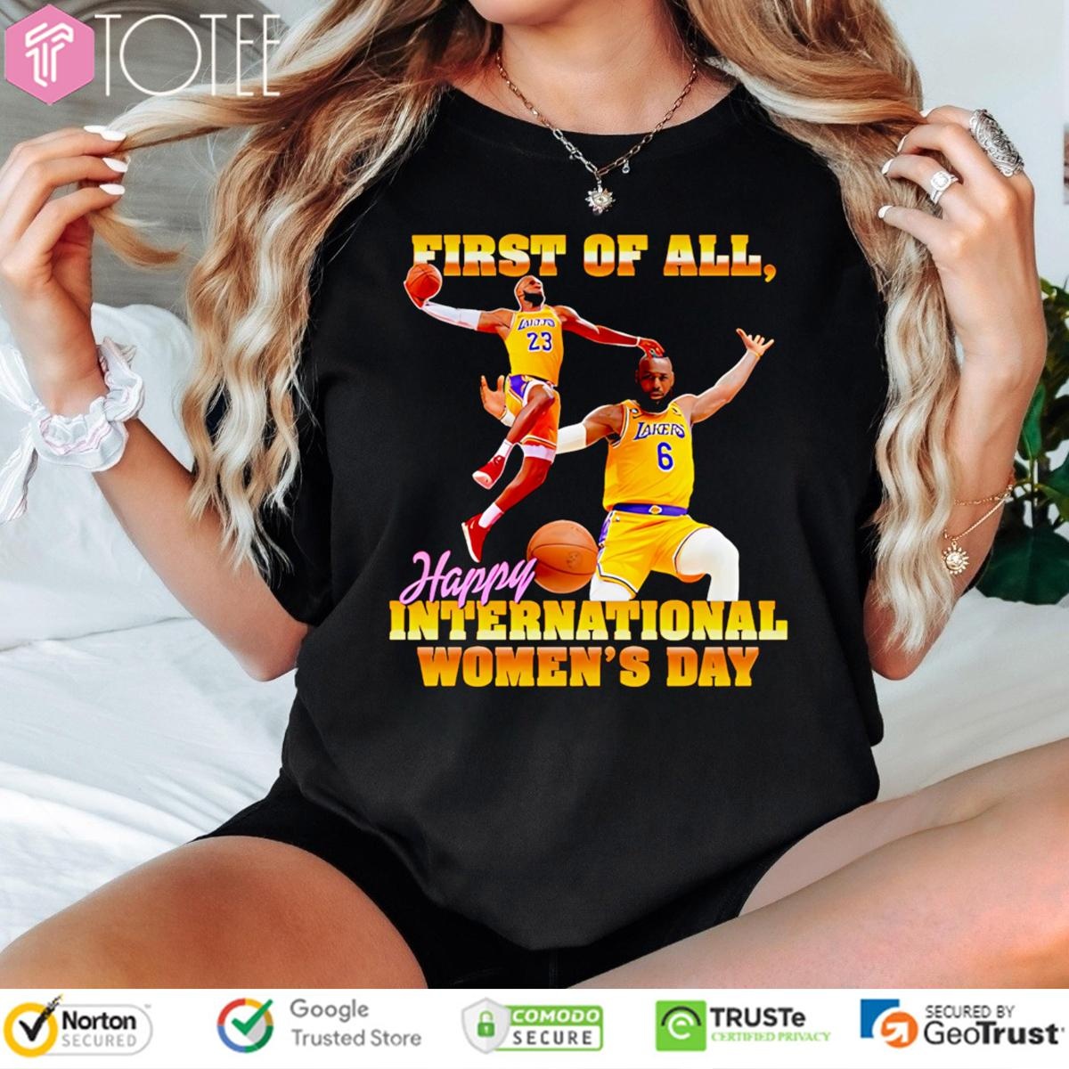Lebron James Iwd Happy International Womens Day T-shirt