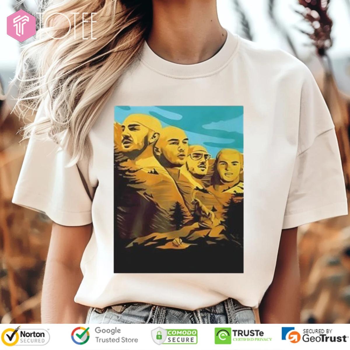 Alex Caruso Mount Rushmore Okc Nba Champions Parody T-shirt