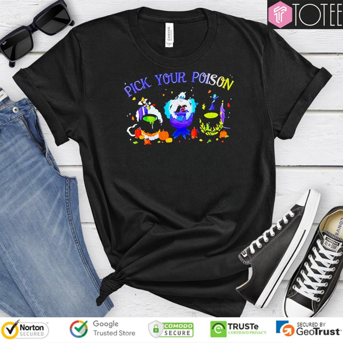 Pick Your Poison Disney Villains T-shirt