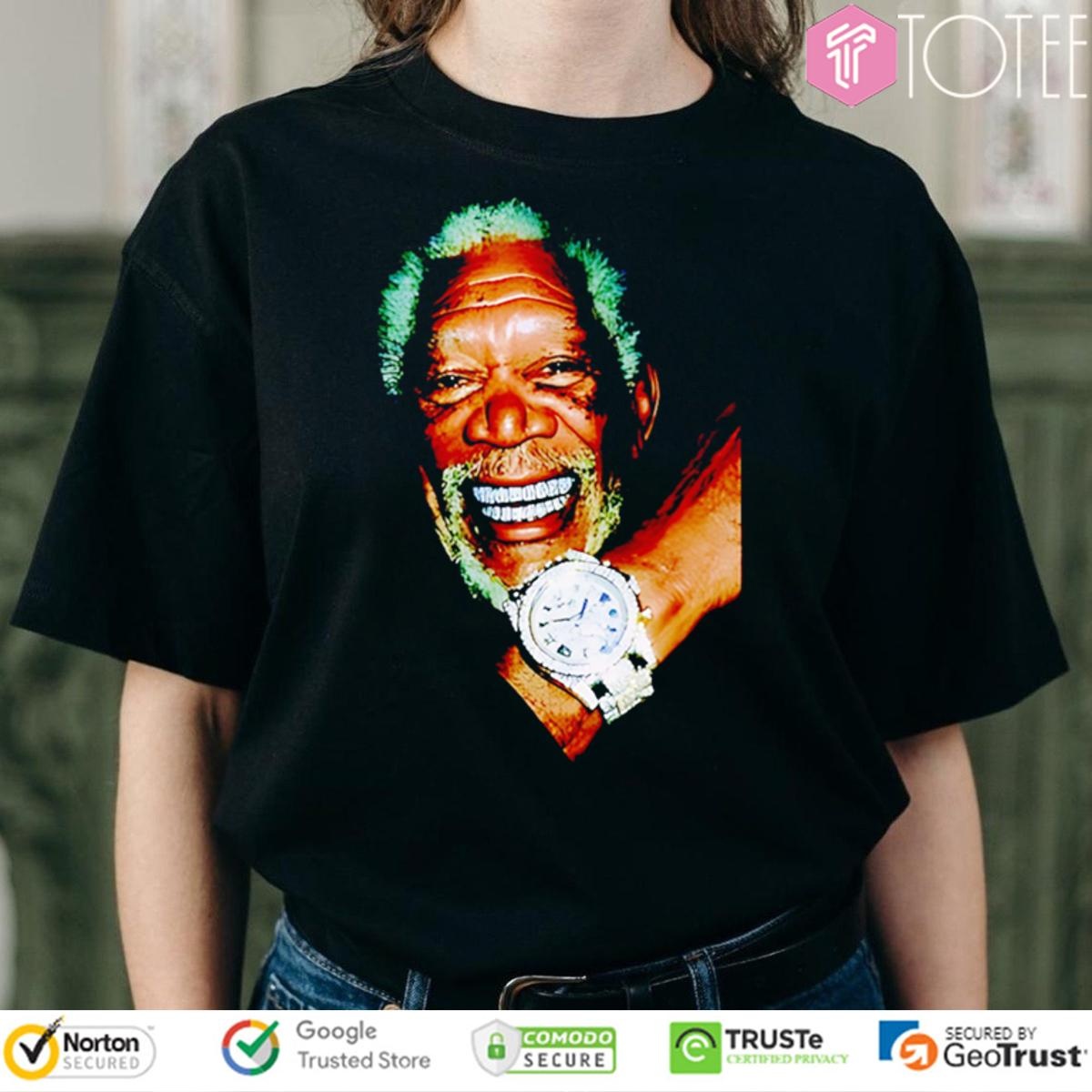 Morgan Freeman Bust Down T-shirt
