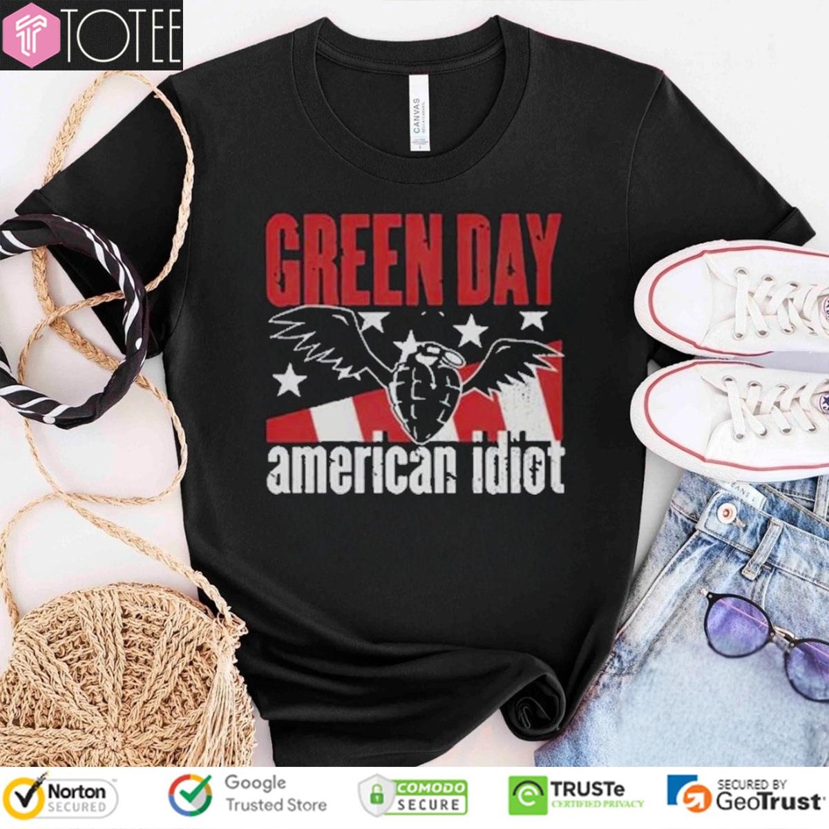 Green Day Band American Idiot T-shirt