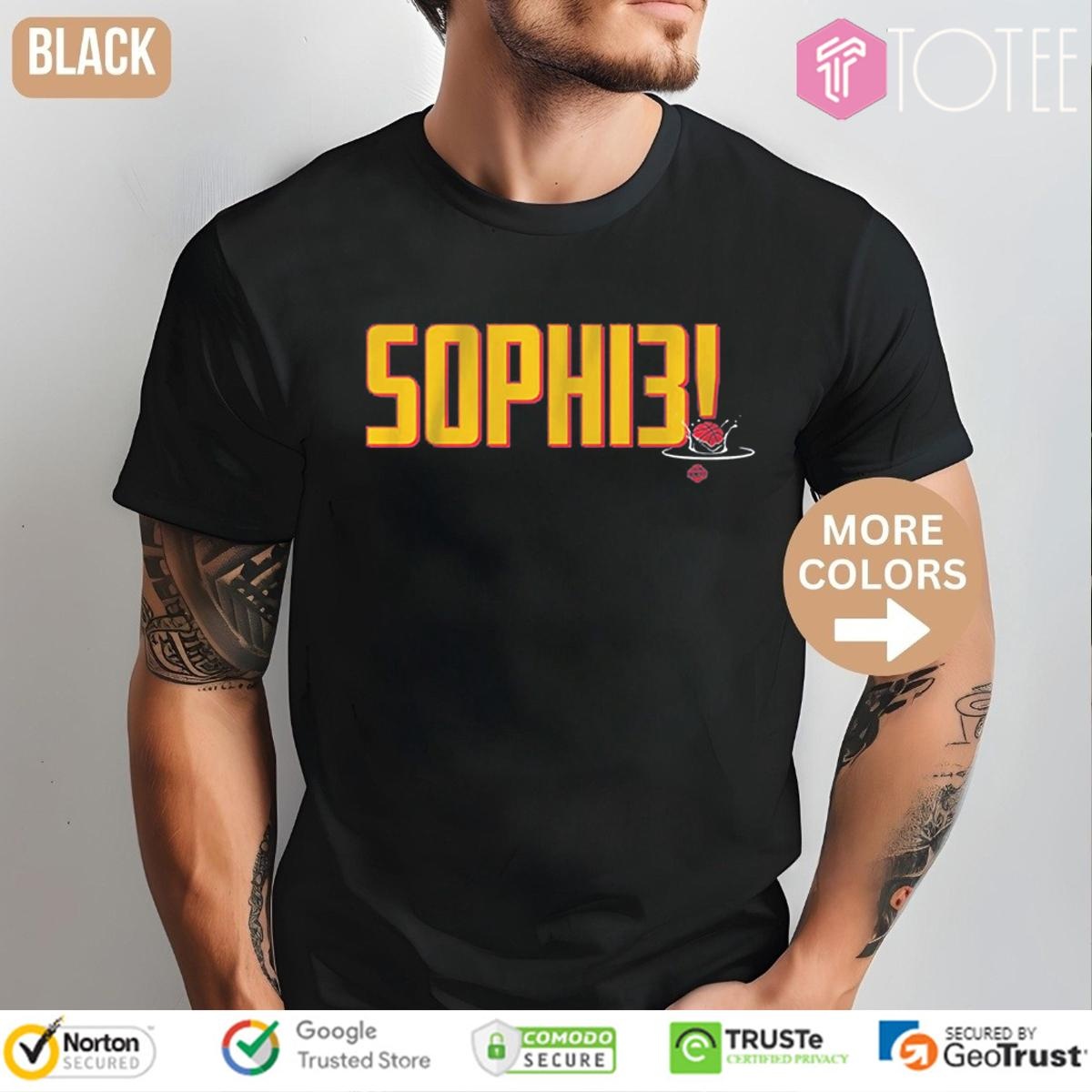 Sophi3 Indiana Fever Sophie Cunningham Indiana Basketball T-shirt