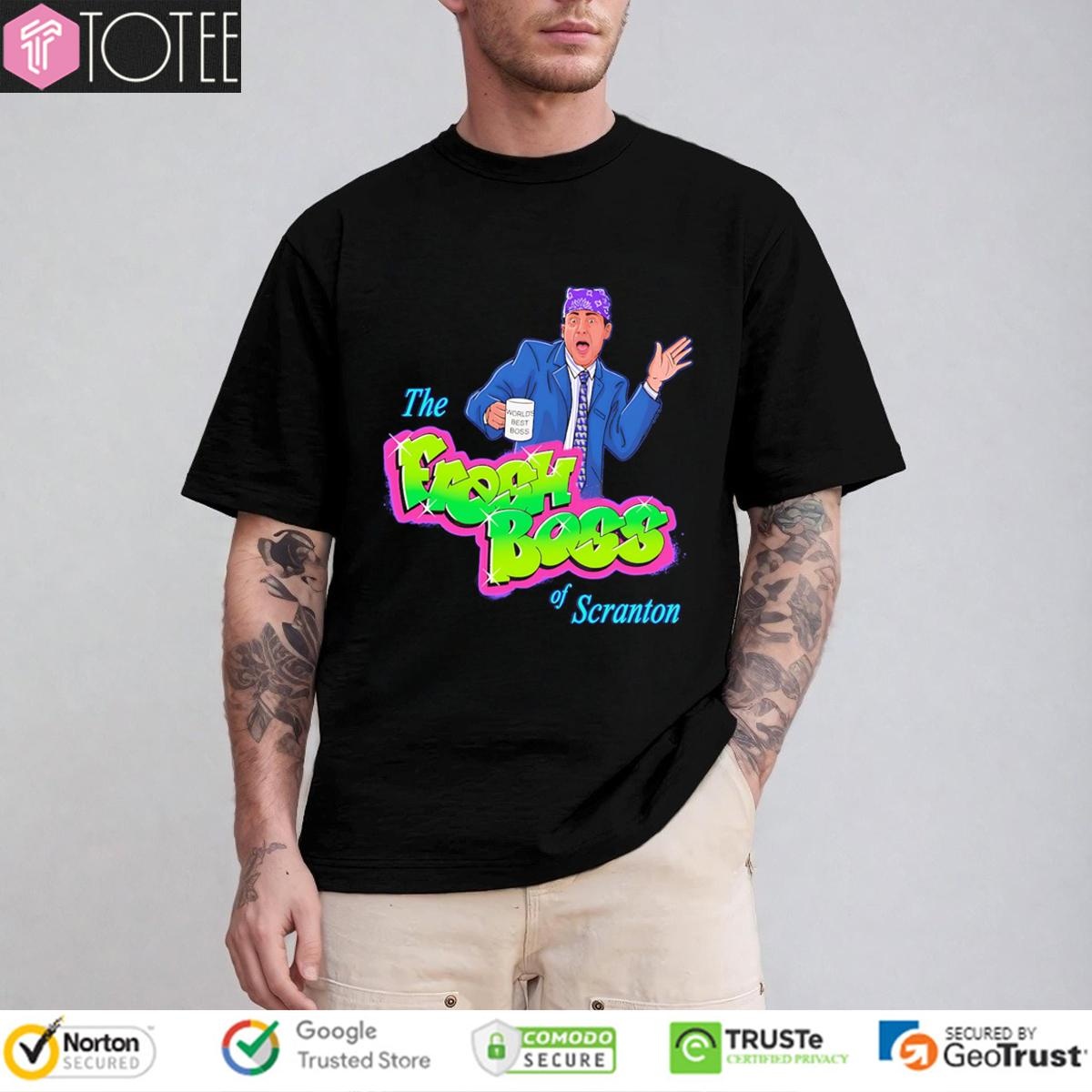 The Fresh Boss Of Scranton Prison Mike The Fresh Prince Of Bel-Air T-shirt