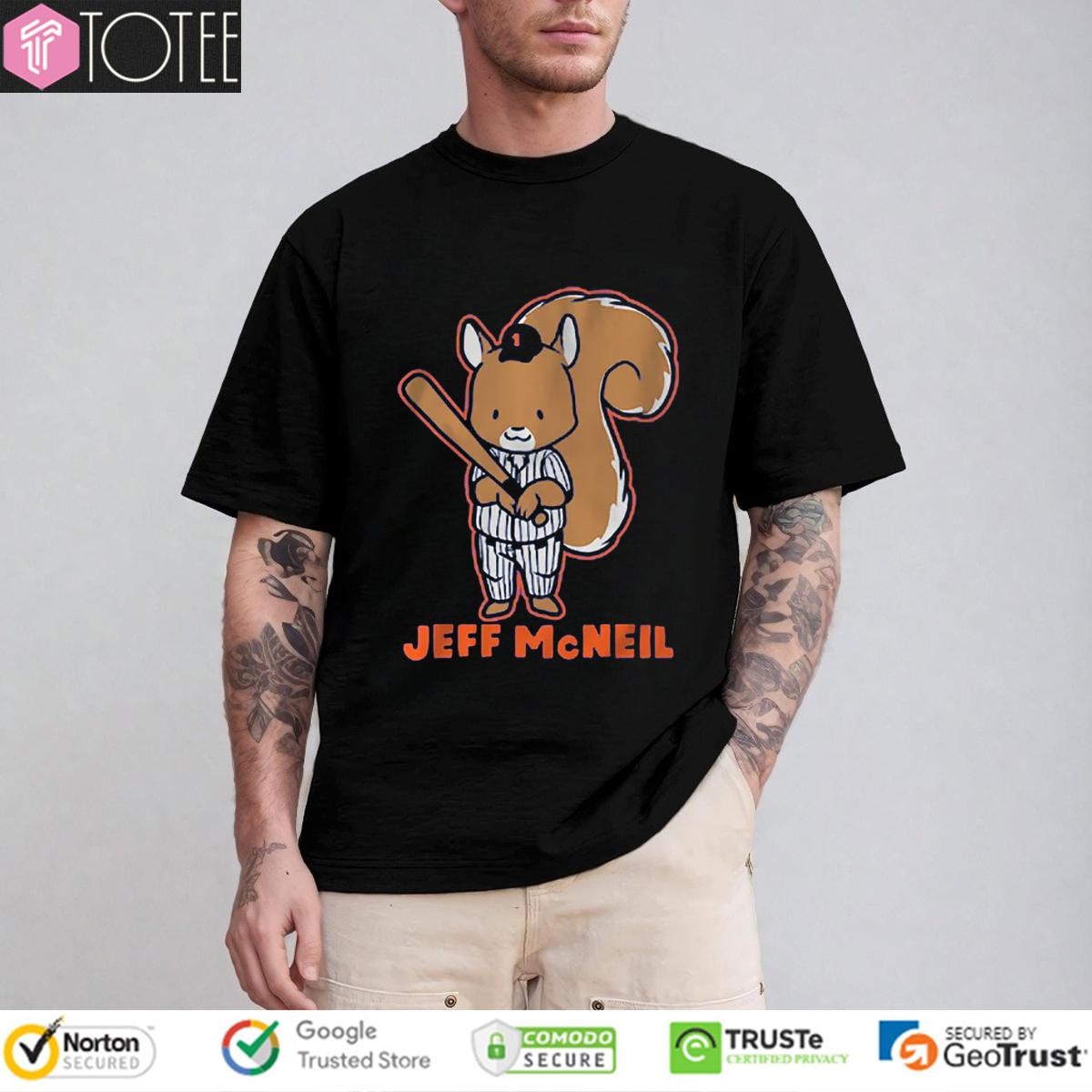 Jeff Mcneil Flying Squirrel New York Mets Baseball T-shirt