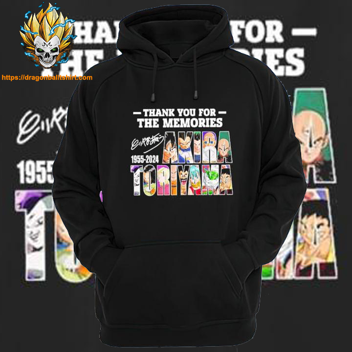 Thank You For The Memories Akira Toriyama Shirt Dragon Ball Z hoodie