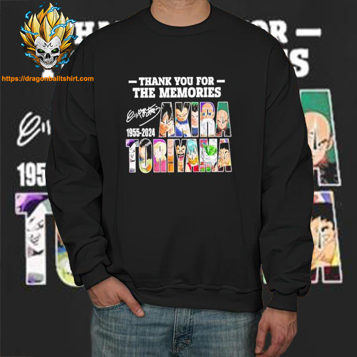 Thank You For The Memories Akira Toriyama Shirt Dragon Ball Z sweatshirt